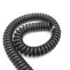ACFFVBW Coiled Extension Cord, 3 Core Spiral Cable 0.3mm 22AWG Control Line Wire Spring Power Cord Sheath Tensile(Stretch 9 Meter) view 4