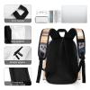 Cat Playing Chess Beach Travel Laptop Backpack Carry on Backpack Casual Daypack Lightweight Business Work Bag for Men Women view 4