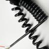 ACFFVBW Coiled Extension Cord, 20AWG 5 Core Telescopic Spiral Cord Copper Core Spring Wire Elastic Shrinkable Power Extension Cable(Stretch 2.5 Meter) view 4