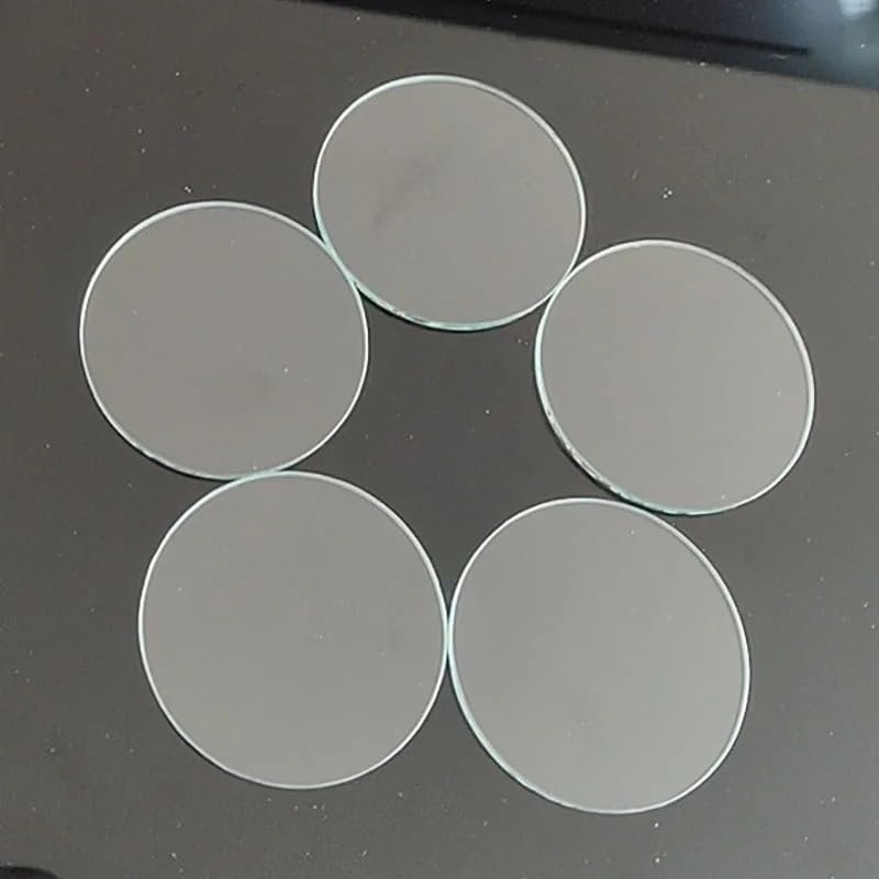 1PCS Flat Lens Torchy Lens for Glare Flashlight lamp Glass Diameter 40 41 42 47 50 52 58 60mm Thickness 1.8mm Glass Lens(52mm)