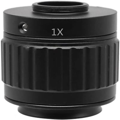 Adult CTV Converter Microscope Accessory Kit 1X 0.35X 0.5X C Mount Lens Adapter Focal Length Adjustable Camera Mount C Mount Adapter to Trinocular Microscope Accessories(1.0X)