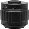 Adult CTV Converter Microscope Accessory Kit 1X 0.35X 0.5X C Mount Lens Adapter Focal Length Adjustable Camera Mount C Mount Adapter to Trinocular Microscope Accessories(1.0X) view 1