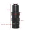 Adjustable 180X 120X 300X 200X 130X Zoom C-Mount Lens 0.7X~4.5X Magnification 25mm for HDMI USB Industrial Video Microscope Camera(120X) view 2