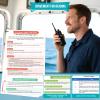 OCQOTAT Quick Guide for VHF Marine Radio-heavy plastic card,Handy Boating Must Haves,Boat Accessories,Safety Kit Reference,Pontoon&Sailboat Gear&Essentials,Perfect Sailing Gifts for Men,With Ring,3pcs view 4
