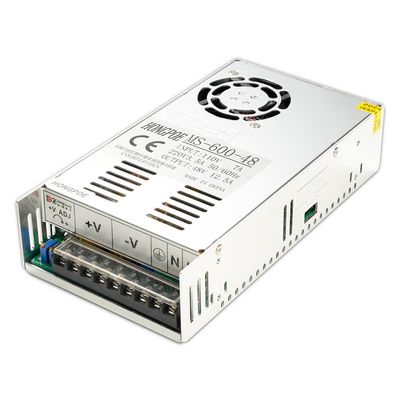 0-48V12.5A DC Switching Power Supply, Industrial Transformer PSU AC to DC 0-48V Adapter Converter for LED Light Strip CCTV Camera Radio Audio Amplifier CNC 3D Printer (MS-600W48V12.5A)