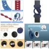 Airtag Bracelet for Kids, Adjustable Airtag Watch-Style Wristband, Waterproof Silicone Airtag Holder, Compatible with Apple Airtag, 2-Pack / 8-Pack view 4