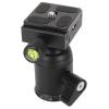 Panoramic Head 360 Degree Rotating Metal Tripod Head with Plate Bubble Tier for Cameras DV Cell Phones Telescopes view 4