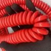 ACFFVBW Coiled Extension Cord, 13AWG 3 Core Spring Wire 2.5mm Square Red Power Cord Cable Copper Spiral(Stretch 1 Meters) view 4