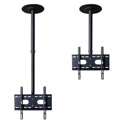 ADBWEKKF 360 Degree 60-2000mm Height Adjustable 37"-70" Ceiling TV Mount Bracket LED LCD Monitor Holder Max. 600x400mm Loading 25kgs(Height 100cm)