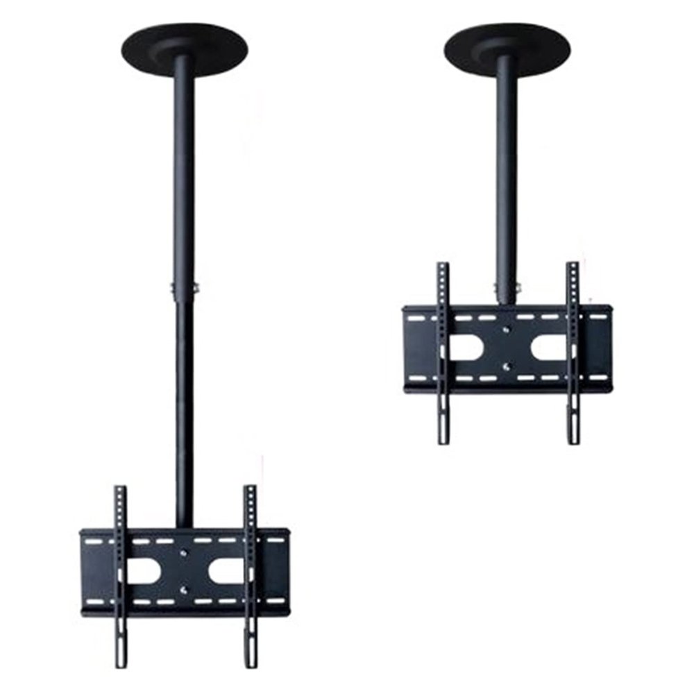 ADBWEKKF 360 Degree 60-2000mm Height Adjustable 37"-70" Ceiling TV Mount Bracket LED LCD Monitor Holder Max. 600x400mm Loading 25kgs(Height 100cm)