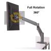 ADBWEKKF BL-L137 Full Rotating Retractable Desktop Clamping 17"-24" LCD LED Monitor Holder Arm TV Mount view 3