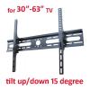 ADBWEKKF Steel 60kg 600X400 Tv Wall Mount Bracket 30-63 Tilt Down Wall Mount for Tv Support Angle Adjustable Metal Bracket view 2