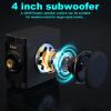 Bobtot Home Theater System Small 4" Subwoofer 200W 5.1/2.1 Channel Surround Sound System with ARC Optical Bluetooth Input view 3