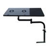 ADBWEKKF Full Motion 360degree Rotation Laptop Car Mount Stand Desk Car Dining Table Writing Board Notebook Tablet PC Holder with USB Fan(BLOK831B) view 1