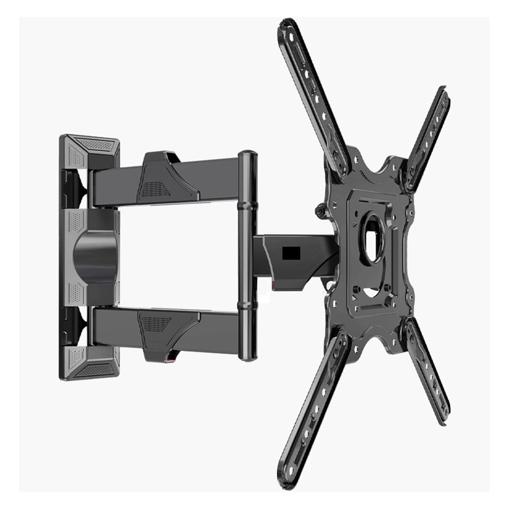 ADBWEKKF DF400 P4 32"-55" Retractable 3 Arm Swing Full Motion 70kg Tv Wall Mount Articulating Bracket with Adaptor 400x400(P4N)