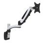 ADBWEKKF DL-GM112P 8kg Gas Spring 2 Arm 10" 23" 27" Tiltable 360 Rotate Aluminum LCD Wall Mount Monitor Office Partition Bracket Shelf view 1