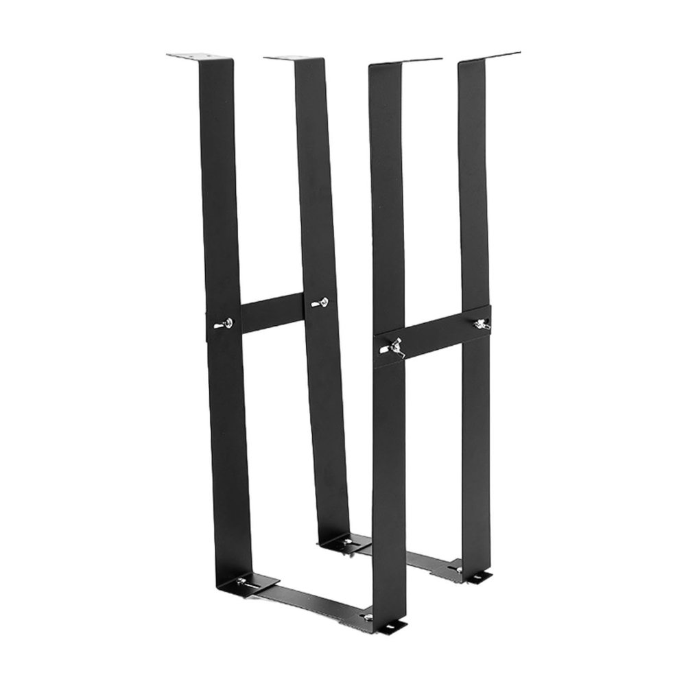 Computer Host Under Desk Mount Bracket CPU Bracket High Load Capacity Hanging Bracket Steel Adjustable Width CPU Tower Holder, Black