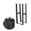 Computer Host Under Desk Mount Bracket CPU Bracket High Load Capacity Hanging Bracket Steel Adjustable Width CPU Tower Holder, Black view 2