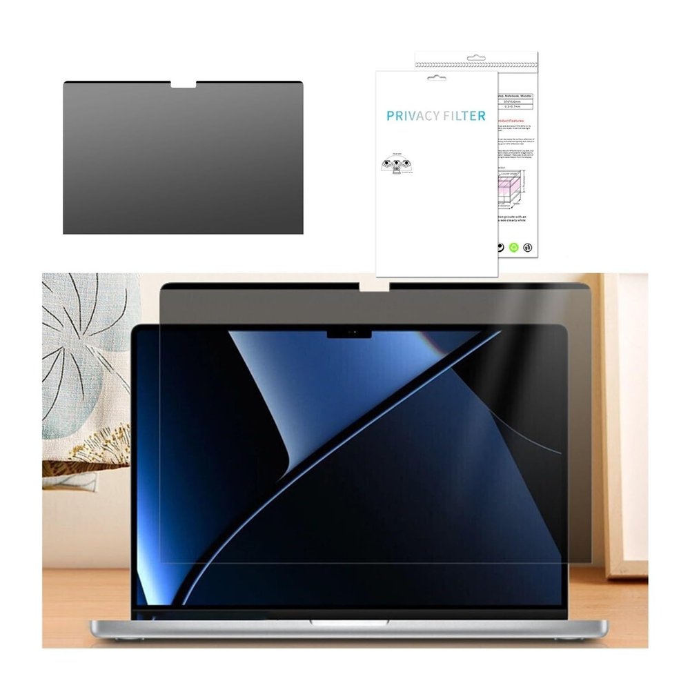 LMyyds 13.3-16 Inch Magnetic Privacy Screen Anti-Glare Laptop Screen Protector Filter (14in/306x201mm)