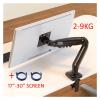 ADBWEKKF F80 Desktop 17"-30" LCD LED Monitor Holder Arm Gas Spring Full Motion Gas Strut Flexi TV Mount Loading 2-9kgs(with Cable Cover) view 2