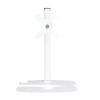 ADBWEKKF White Single Monitor Desktop Stand 13"-32" Screen Holder Arm Computer Table Support with Big Base No Clamp Simple No Arm(LCD-T1000W) view 1