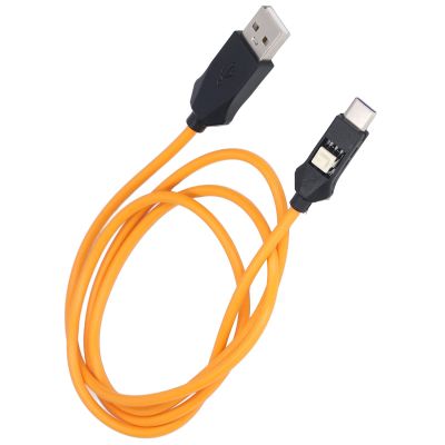 1 Meter Engineering Cable, Deep Short Circuit USB Port LED Power Indicator Mobile Phone Port Line Quickly Enter Repair Cable Phones Accessories with Switch