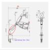 ADBWEKKF F80 Desktop 17"-30" LCD LED Monitor Holder Arm Gas Spring Full Motion Gas Strut Flexi TV Mount Loading 2-9kgs(with 2pc usb3.0) view 3