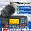 RS-509MG 25W 50KM VHF Transceiver Marine Transceiver IPX7 with Programming Cable Mobile Boat Walkie Talkie view 2