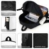 Blue Bouquet Porcelain 17 Inch Laptop Backpack Adjustable Strap Shoulder Bag Daypack for Travel School view 3