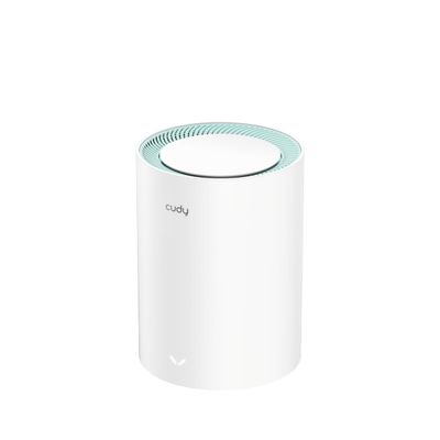 Cudy Dual Band AX1500 WiFi 6 Mesh Wi-Fi System, Replaces Routers and Extenders, Covers up to 1000 sq.ft., 3 Gigabit Ports per Unit, Supports Ethernet Backhaul, M1500 1-Pack