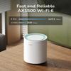 Cudy Dual Band AX1500 WiFi 6 Mesh Wi-Fi System, Replaces Routers and Extenders, Covers up to 1000 sq.ft., 3 Gigabit Ports per Unit, Supports Ethernet Backhaul, M1500 1-Pack view 3