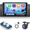 [2+64G] NHOPEEW Car Radio for BMW 5 Series X5 E39 E53 M5 1996-2006, 9 Inch Touchscreen Android Car Stereo with Wireless Carplay and Android Auto/DSP/WiFi/GPS/SWC/Bluetooth + AHD Backup Camera view 1