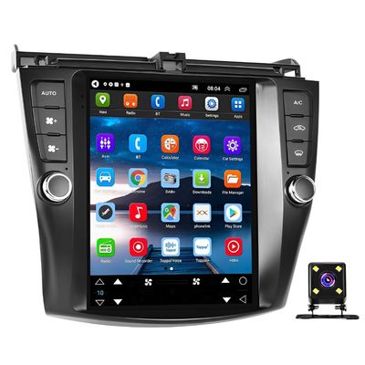 9.7 Inch Android 13 Car Radio for Honda Accord 2003-2007, 2+32G Touchscreen Radio for Honda Accord Head Unit with Wireless Carplay Android GPS Navi Bluetooth FM/RDS Radio AHD Backup Camera SWC