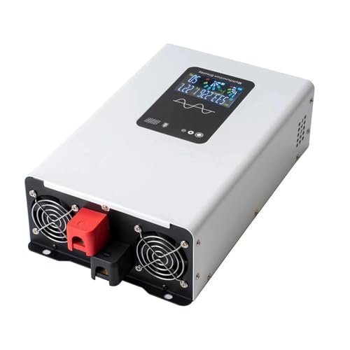 Pure Sine Wave Inverter 5000W 6000W 8000W Power Converter L+C+D Display DC12V 24V to AC 220V 110V Voltage Solar Power Car Inverter Universal(6000W,24V_110V(60HZ))
