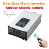 Pure Sine Wave Inverter 5000W 6000W 8000W Power Converter L+C+D Display DC12V 24V to AC 220V 110V Voltage Solar Power Car Inverter Universal(6000W,24V_110V(60HZ)) view 3