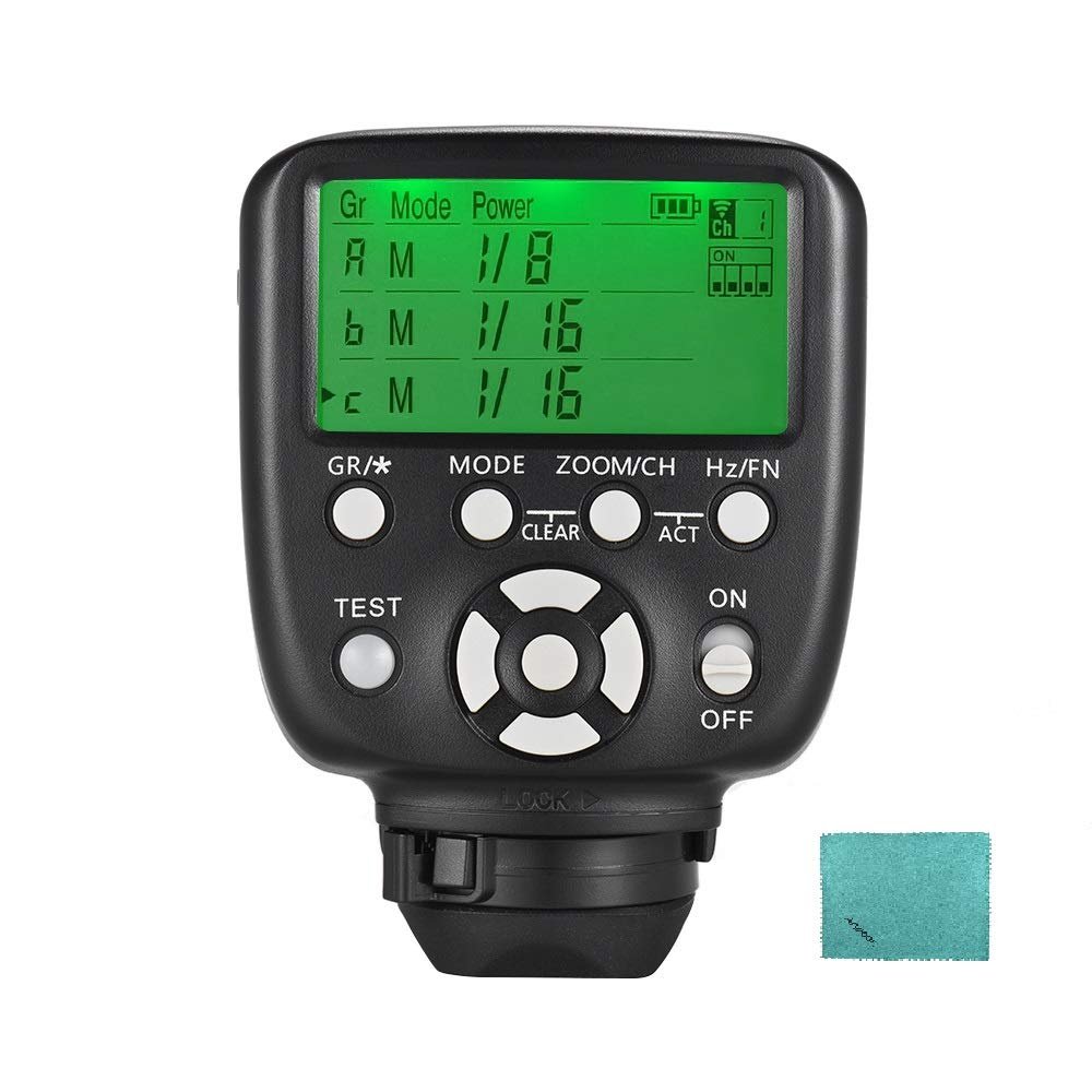 Camnoon YN560-TX II Manual Flash Trigger Remote Controller LCD Transmitter for Canon DSLR Camera to YN560III/YN560IV/YN660/YN968N/YN860Li Speedlite RF-602/RF603/RF603 II/RF605 Receiver