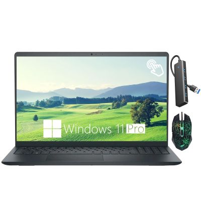Dell Inspiron 3530 15.6" FHD Touchscreen Business Laptop, 13th Gen Intel Core i5-1334U, 32GB RAM, 2TB SSD, Wi-Fi 6, USB Hub and Mouse, Windows 11 Pro, Black