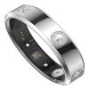 Smart Ring for Women Men Diamond Fitness Tracker Sleep Heart Rate Monitor Smart Rings for Android iOS Phone Pedometer Calorie Step Counter Stylish Ladies Rings for Women Elegant Activity Tracker view 1