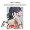 Smart Ring for Women Men Diamond Fitness Tracker Sleep Heart Rate Monitor Smart Rings for Android iOS Phone Pedometer Calorie Step Counter Stylish Ladies Rings for Women Elegant Activity Tracker view 3