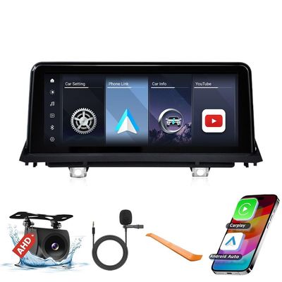 for BMW X5/X6 2007-2009 CCC 10.25" Car CarPlay Android Auto Navigation Stereo GPS Radio Display IPS Touchscreen Headunit Tablet Media Player