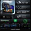 13.5inch Headrest Monitor for Car Supports Android Touchscreen HDMI Phone Mirroring WiFi SD Card Bluetooth Cars Entertaiment Video Player (13.5 2G+32G (1PC)) view 4