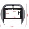 9inch 2DIN Installation Dash Kit fits for Toyota Sienna 2015-2018 Aftermarket Android Car Radio Stereo Mounting Fascia Panel view 4