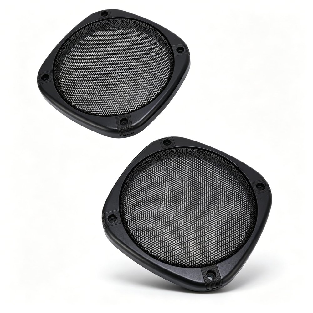 2PCS 137mm Ceiling Speaker Grilles, Metal Mesh Covers with 8 Screws, Universal Fit for 5.25in Car Home Marine Speakers (114mm Inner Dia)