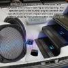 2PCS 137mm Ceiling Speaker Grilles, Metal Mesh Covers with 8 Screws, Universal Fit for 5.25in Car Home Marine Speakers (114mm Inner Dia) view 2