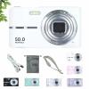 2000's Aesthetic Digital Camera, HD 1080p Portable Small Cameras, 16x Zoom Anti Shake, 2.4 Inch LCD Screen, Autofocus for Teens Adult Beginner view 1