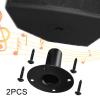 2X Speaker Mounting Bracket Portable Audio Equipment Holder Stand Top Bracket for Indoor Hotel Office view 2