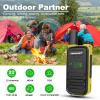 TIDRADIO TD-M11 Walkie Talkies (2 Pack, Yellow) + TIDRADIO TD-M11 Walkie Talkies (10 Pack, Black) Waterproof FRS Long Range Two Way Radio with Earpiece, 2 Pin Acoustic Tube Headset view 4