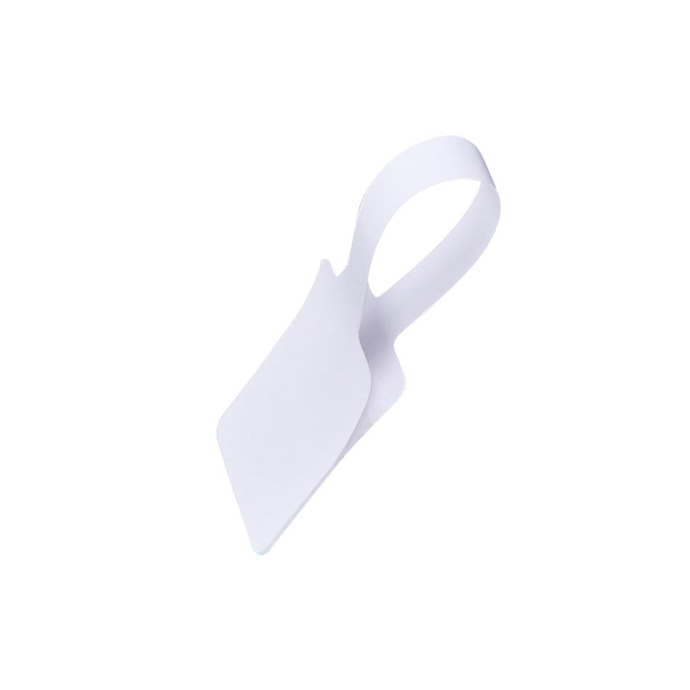 100pcs White Price Label Tags with Hanging String Jewelry Stationery