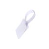 100pcs White Price Label Tags with Hanging String Jewelry Stationery view 1