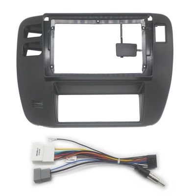 YSMDCYYSM 9 Inch Car Radio Fascia Compatible with Patrol 1997-2005 Video Panel Player Audio Dash 2 Din Frame Dashboard Mount Kit Frame Panel(Fascia and Cable)